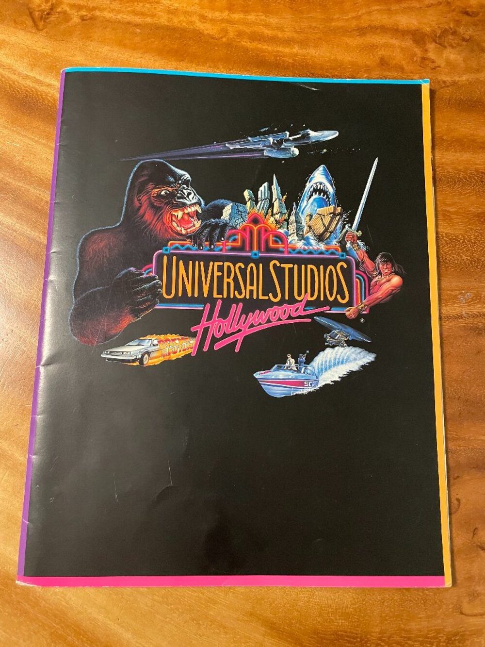 Vtg 1990 Universal Studios Hollywood 75th Anniversary Souvenir Program Guide